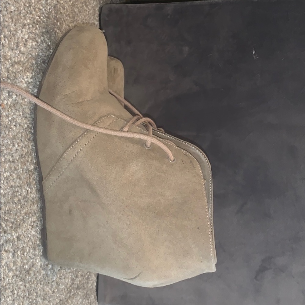 Suede Tan booties